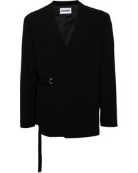 Attachment - V-Neck Wool Blazer - Lyst