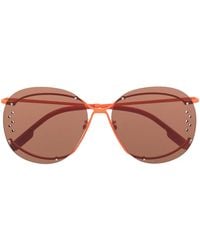 KENZO - Lunettes De Soleil À Monture Ronde - Lyst