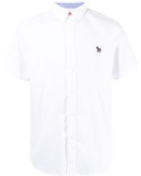 PS by Paul Smith - Zebra Patch Organic Cotton Shirt - Lyst