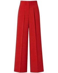 RETORI - Cady High-Waisted Wide-Leg Trousers - Lyst
