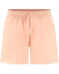 Fedeli - Short De Bain À Patch Logo - Lyst