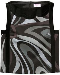 PUCCI - Marmo プリント クレープトップ - Lyst