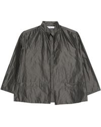 Whyci - High-Neck Three-Quarter-Sleeve Jacket - Lyst