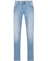 Hand Picked - Ravello Faded-Effect Jeans - Lyst