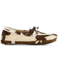 Le Monde Beryl - Driver Calf-Hair Loafers - Lyst