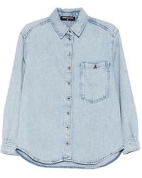 Patrizia Pepe - Button-Fastening Long-Sleeve Shirt - Lyst