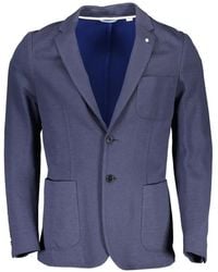 GANT - Blazer À Simple Boutonnage - Lyst