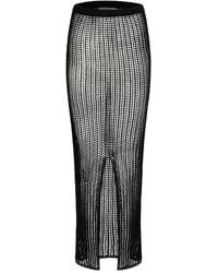 Paramidonna - Penelope Gehaakte Maxi-Rok - Lyst