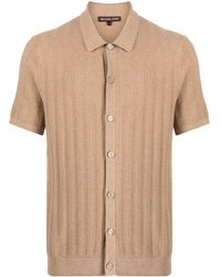 Michael Kors - Textured Cotton Blend Shirt - Lyst