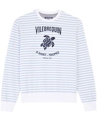 Vilebrequin - Logo-print Striped Sweatshirt - Lyst