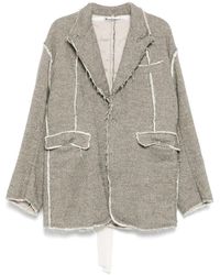 Midorikawa - Raw Edge Blazer - Lyst