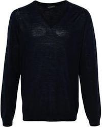 Ballantyne - V-Neck Wool Jumper - Lyst