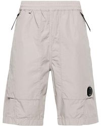 C.P. Company - Mid-rise Ripstop Shorts - Lyst