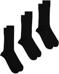 NN07 - Rib-Knit Sock Set (Set Of Three) - Lyst