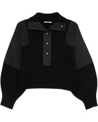 Sessun - Colour-Block High-Neck Sweater - Lyst