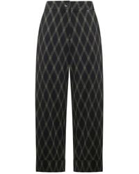Pierre Louis Mascia - Diamond-Pattern Trousers - Lyst