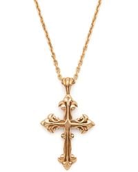 Emanuele Bicocchi - Large Avelli Cross Necklace - Lyst