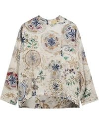 Momoní - Stilla Printed Long-Sleeve Blouse - Lyst