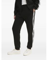DKNY - Logo-Tape Track Pants - Lyst