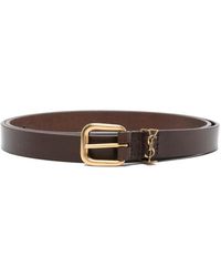 Saint Laurent - Monogram Buckle Belt - Lyst