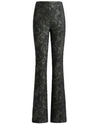 Etro - Pantalones Acampanado En Jacquard De Chenille Con Motivo Paisley - Lyst