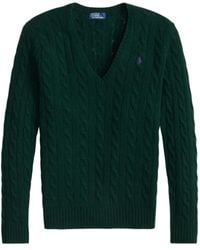 Polo Ralph Lauren - Pullover mit Zopfmuster - Lyst