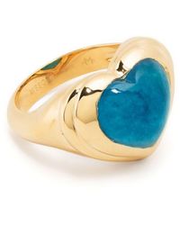Missoma - Jelly Heart Gemstone Ring - Lyst