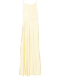 Liu Jo - Long Satin Dress - Lyst