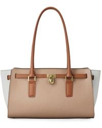 Michael Kors - Small Hamilton Moderne Lock-Pendant Tote Bag - Lyst