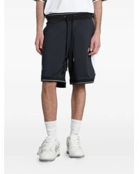 Off-White c/o Virgil Abloh - Logo-Print Panelled Shorts - Lyst