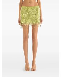 Asta Resort - Yasmin Beaded Mini Skirt - Lyst