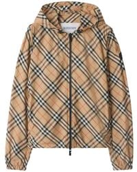 Burberry - Check Jack Met Capuchon - Lyst