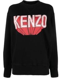 KENZO - Sweat En Coton À Logo Imprimé - Lyst