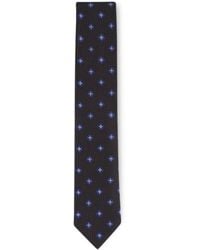 ZEGNA - Houndstooth Floral Tie - Lyst