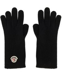 Moncler - Wool Gloves - Lyst