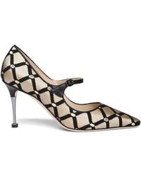Manolo Blahnik - Aleka Patterned Pumps - Lyst