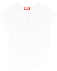 DIESEL - Logo Cotton T-Shirt - Lyst