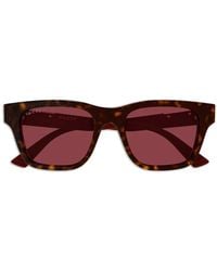 Gucci - Geometric-Frame Sunglasses - Lyst