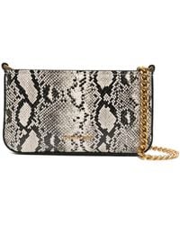 Michael Kors - Bolso de hombro Bryant pequeño con estampado de piel de serpiente - Lyst