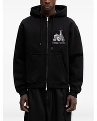Filling Pieces - Chrome Fruit Graphic-Print Zip-Up Hoodie - Lyst
