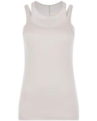 Ter Et Bantine - Crew-Neck Ribbed Tank Top - Lyst