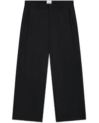 Arte' - Pantalon Gallery À Design Plissé En Laine - Lyst