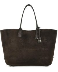 Hogan - Address Medium Leather Tote Bag - Lyst