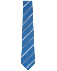Kiton - Striped Silk Tie - Lyst