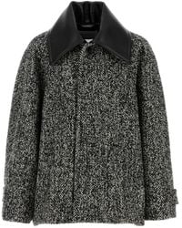Balenciaga - Short Large Cocoon Coat - Lyst