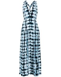 Proenza Schouler - Tie-dye Sleeveless Maxi Dress - Women's - Viscose - Lyst