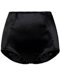 ROOM76 - Satin High-Waisted Briefs - Lyst