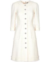 Dolce & Gabbana - ツイード Aラインドレス - Lyst