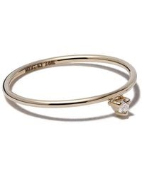 Mizuki - 14Kt Single Diamond Ring - Lyst