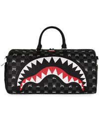 Sprayground - Shark Check Duffle Bag - Lyst